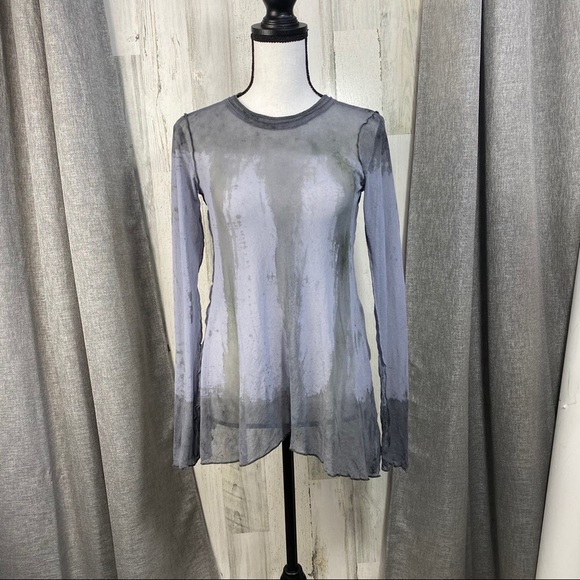 Pete Tops - PETE Sheer Long Sleeve Top Sz XS
